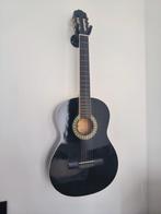Harley Benton CG200-BK + capo, Ophalen, Gebruikt, Klassieke of Spaanse gitaar