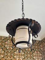 Vintage Smeedijzeren hanglamp, Huis en Inrichting, Lampen | Hanglampen, Ophalen, Gebruikt, Minder dan 50 cm
