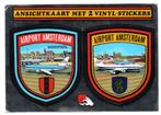 Stickerkaart Airport Amsterdam Schiphol, Verzamelen, Ansichtkaarten | Nederland, Ophalen, Ongelopen, Noord-Holland