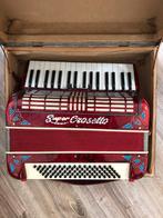 Super Crosotto Toetsaccordeon met Koffer, Muziek en Instrumenten, Accordeons, Overige merken, Gebruikt, Overige formaten, Met koffer