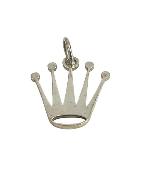Massief zilveren Rolex hanger., Sieraden, Tassen en Uiterlijk, Kettinghangers, Zo goed als nieuw, Zilver, Zilver, Kruis of Symbool