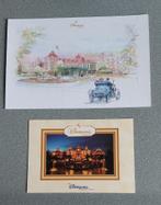 Twee unieke ansichtkaarten Disneyland Parijs Hotel, Ophalen of Verzenden, Nieuw