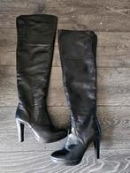 Sexy echt leder knielaarzen met hoge hakken 10 cm maat 37, Kleding | Dames, Schoenen, Ophalen of Verzenden