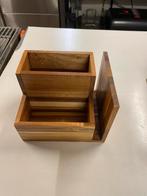 Houten Menukaarthouder, Ophalen of Verzenden, Gebruikt