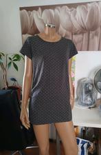 Leuk grijs met stippen shirt top van Zalando maat M 40, Gedragen, Grijs, Zalando, Maat 38/40 (M)