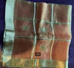 Groen/goud en bruinig dekservet, kleedje sterren; 80 * 80 cm, Ophalen of Verzenden, Zo goed als nieuw, Vierkant, Binnen