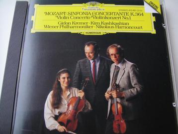 MOZART Sinfonia concertante CD KREMER HARNONCOURT beschikbaar voor biedingen