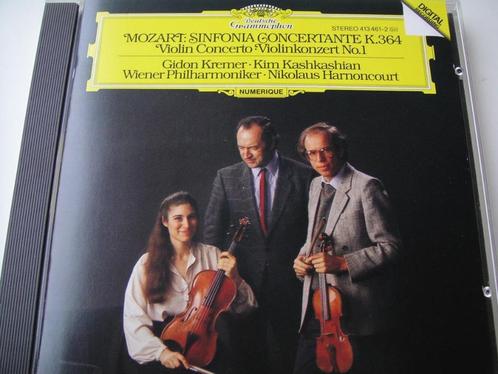 MOZART Sinfonia concertante CD KREMER HARNONCOURT, Cd's en Dvd's, Cd's | Klassiek, Gebruikt, Orkest of Ballet, Classicisme, Ophalen of Verzenden