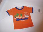 Oranje wit shirtje shirt longsleeve Montevideo maat 80, Ophalen of Verzenden, Nieuw, Jongetje of Meisje, Shirtje of Longsleeve