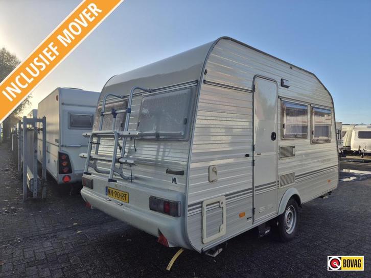 Avento Luxe 395 TD mover en luifel, Caravans en Kamperen, Caravans, Bedrijf, tot en met 4, 750 - 1000 kg, Treinzit, Avento, Overige typen