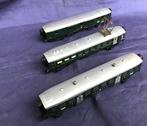 Drie MARKLIN oude Zwitserse personenwagens uit de 50’s, Wisselstroom, Gebruikt, Wagon, Ophalen of Verzenden