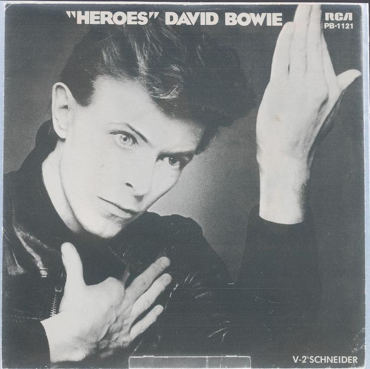 David Bowie Single "HEROES"'  in een schitterende staat!, Cd's en Dvd's, Vinyl Singles, Zo goed als nieuw, Single, Pop, 7 inch