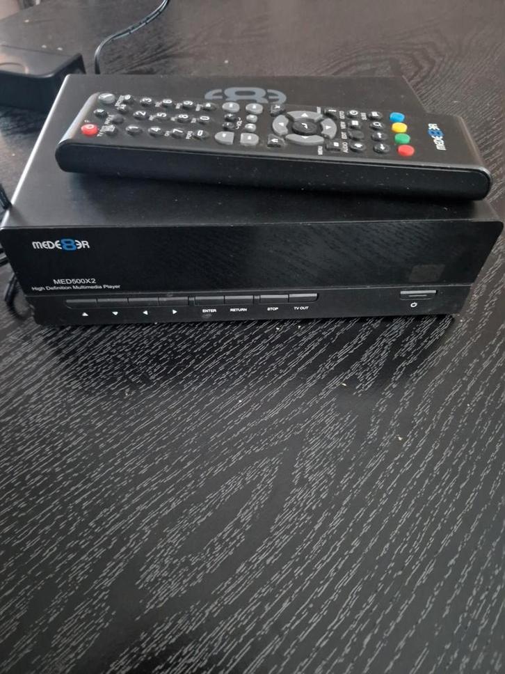 Mede8er med500x2 mediaspeler., Audio, Tv en Foto, Schotelantennes, Zo goed als nieuw, Overige merken, Ophalen of Verzenden