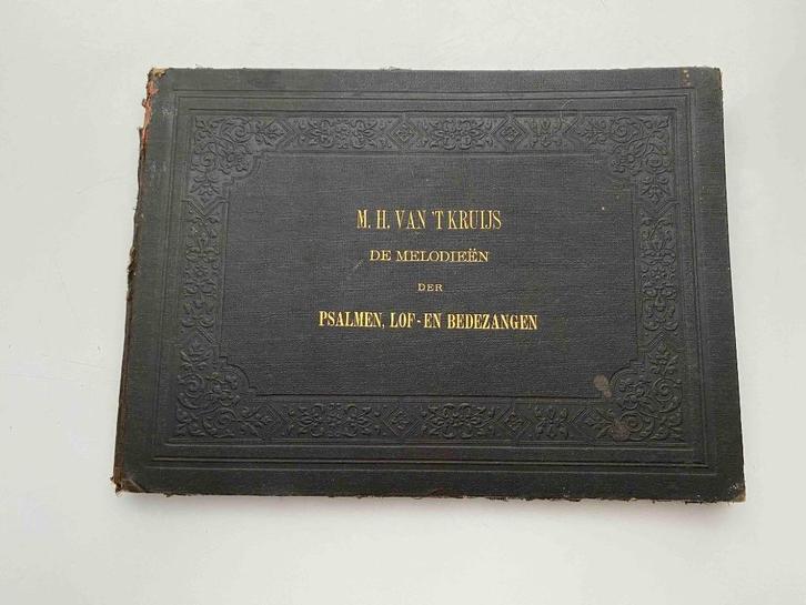 De melodieën der psalmen, lof- en bedezangen 1914, Muziek en Instrumenten, Bladmuziek, Gebruikt, Thema, Religie en Gospel, Piano