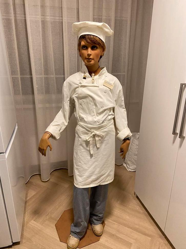 Antieke etalage pop (paspop), Antiek en Kunst, Curiosa en Brocante, Ophalen of Verzenden