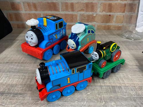 Combinatie Thomas treinen met verschillende functies, Kinderen en Baby's, Speelgoed | Thomas de Trein, Zo goed als nieuw, Ophalen of Verzenden