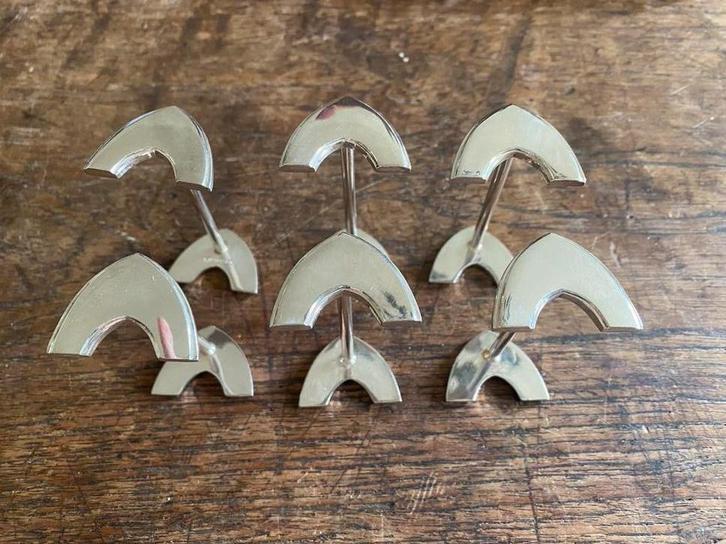 6 + 3 messenleggers Gero 90 zgan, Antiek en Kunst, Antiek | Bestek, Ophalen of Verzenden