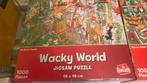 3 x puzzel wavky wirld 1000 dt, Ophalen of Verzenden, Zo goed als nieuw