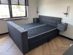 Voetenbord (antraciet)+ TV lift (zonder bed), Ophalen, Tweepersoons, Zo goed als nieuw, 180 cm