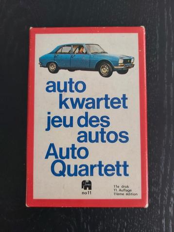 VINTAGE AUTO KWARTET  11e druk 1968 beschikbaar voor biedingen