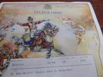 4 Belgische gelukstelegrammen (1), Antiek en Kunst, Ophalen of Verzenden