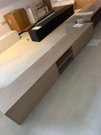 Tv meubel - Melamine licht eiken - 240cm - ZGAN, Ophalen, Kunststof, Zo goed als nieuw, 200 cm of meer