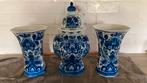 Porceleyne fles royal Delft kaststel vaas vazen set Delft, Antiek en Kunst, Antiek | Keramiek en Aardewerk, Ophalen of Verzenden