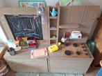 Steigerhouten speelkeuken met opbergruimte, Kinderen en Baby's, Speelgoed | Speelkeukens, Ophalen, Gebruikt, Hout
