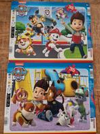 2x paw patrol puzzel op plaat 35 stukjes, Ophalen, 10 tot 50 stukjes, Gebruikt