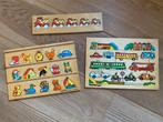 Houten puzzels voor kleuters, Kinderen en Baby's, Speelgoed | Kinderpuzzels, 2 tot 4 jaar, Gebruikt, Ophalen of Verzenden, Van hout