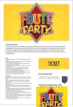 2 Tickets Qmusic Foute Party Zaterdag 28 juni, Tickets en Kaartjes, Evenementen en Festivals, Twee personen