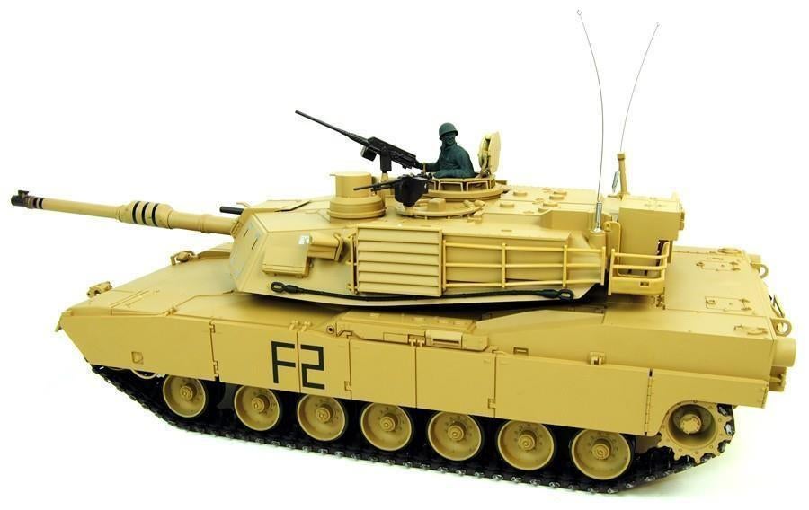 RC tank Heng Long Abrams M1A2 2.4GHZ met schietfunctie, Hobby en Vrije tijd, Modelbouw | Radiografisch | Overige, Ophalen of Verzenden