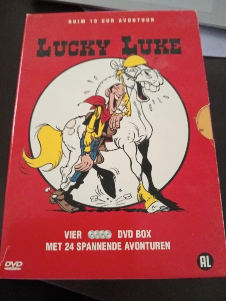 Lucky Luke DVD Boxset - 24 Avonturen!, Cd's en Dvd's, Dvd's | Tekenfilms en Animatie, Europees, Tekenfilm, Alle leeftijden, Boxset