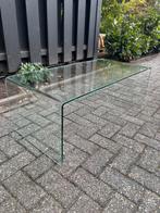 Zware glazen salontafel – 110x50x38 cm, Ophalen, 100 tot 150 cm, 50 tot 100 cm, Minder dan 50 cm