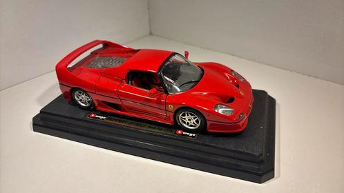 Ferrari f50 hard top Bburago 1.24, Hobby en Vrije tijd, Modelauto's | 1:24, Zo goed als nieuw, Bburago, Ophalen of Verzenden