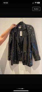 Ambika Pailletten Blazer - Maat L, Verzenden, Zwart, Maat 42/44 (L), Nieuw