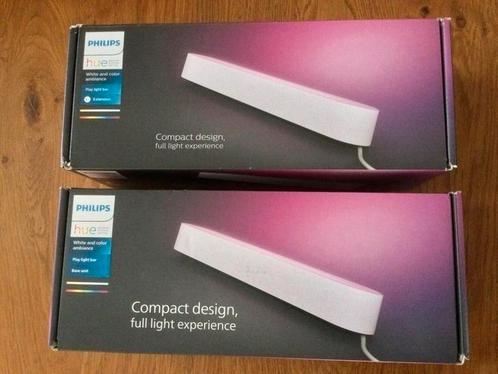 Philips Hue Play Lichtbalk Wit, basis+uitbreiding  - Nieuw, Huis en Inrichting, Lampen | Losse lampen, Nieuw, Led-lamp, Minder dan 30 watt