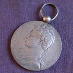 Zilveren Medaille Frankrijk 1903 Arbeidsjubileum, Postzegels en Munten, Penningen en Medailles, Verzenden, Zilver
