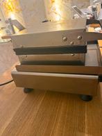 Professioneel Stroopwafelijzer, Ophalen of Verzenden, Uitneembare platen, Gebruikt