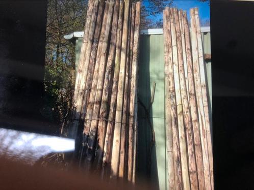Te koop boompalen weidepalen houten palen duurzaam, Tuin en Terras, Palen, Balken en Planken, Zo goed als nieuw, Ophalen