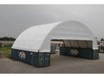 Field Containeroverkapping / opslagshelter tussen 2x 40ft co, Zakelijke goederen, Machines en Bouw | Keten en Containers