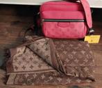 Louis Vuitton Set - Tas & Sjaal, Ophalen of Verzenden, Zo goed als nieuw, Roze, Schoudertasje