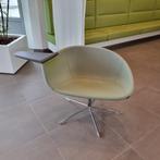 Offecct Moment fauteuil met tafel - groene stof (verkleurd), Ophalen of Verzenden, Gebruikt, Stof, Eén
