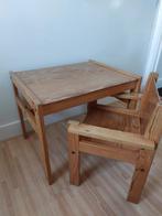 Lundia Kinder Tafel met Stoel - 80x50x50 cm, Ophalen, Gebruikt, Tafel(s) en Stoel(en)