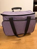 Paarse koffer, Ophalen of Verzenden, Zo goed als nieuw, Hard kunststof, 70 cm of meer
