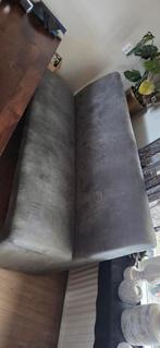 Grijze Suede Eetbank, Gebruikt, Ophalen of Verzenden, Modern, Stof