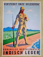 KNIL Nederlands Indie Leger Propaganda Affiche POSTER, Verzenden, Landmacht, Nederland, Foto of Poster
