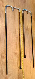 Wandelstok verzilverd handvat, Ophalen of Verzenden, Zo goed als nieuw