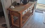 Slidetable, 100 tot 150 cm, Ophalen of Verzenden, Zo goed als nieuw, Met lade(s)