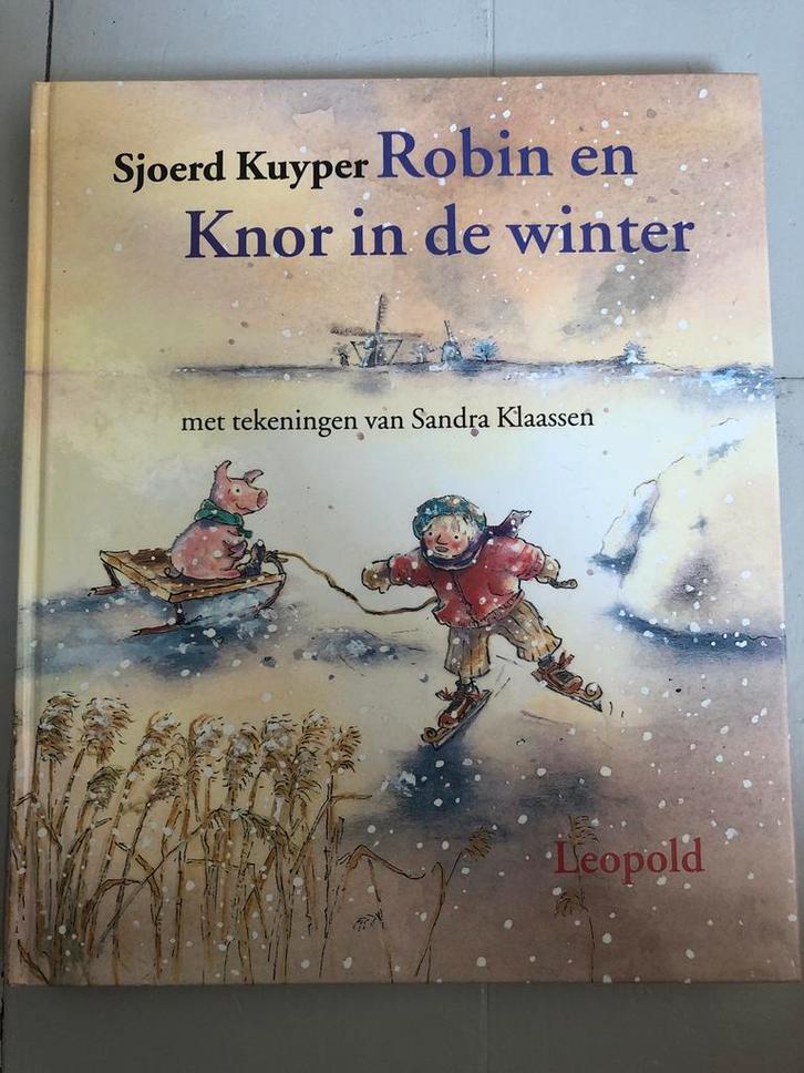 Robin en Knor in de winter - Sjoerd Kuyper, Boeken, Kinderboeken | Jeugd | onder 10 jaar, Gelezen, Fictie algemeen, Ophalen of Verzenden